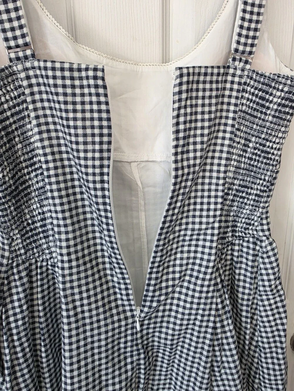 Abercrombie and Fitch Linen-Blend A&F Bra-Free Dylan Midi Dress Size Medium NWT